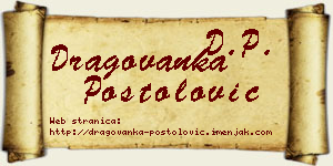 Dragovanka Postolović vizit kartica